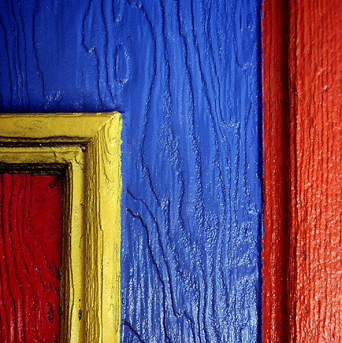 Red, Yellow, and Blue Door